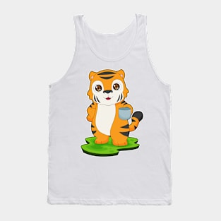 Tiger Coffee Cup Tank Top